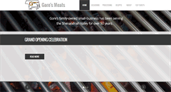 Desktop Screenshot of goresmeats.com